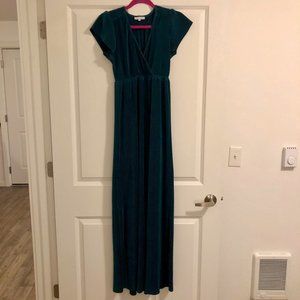 reinette mauve purple midi dress